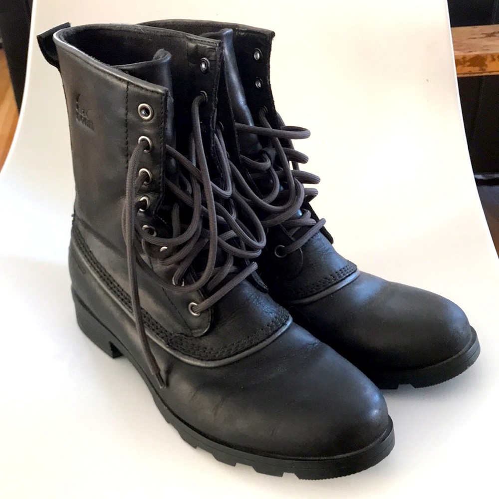 Sorel waterproof leather boots